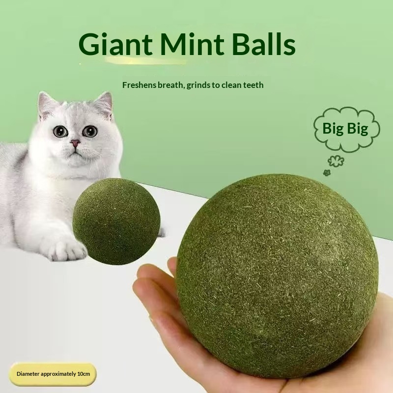 Pet Supplies Plus - Pelota de Catnip Extra Grande, Juguete