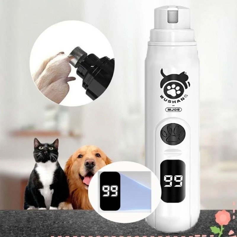 Pet Nail Grinder - Cortauñas Eléctrico Grande para Mascotas, Cortador