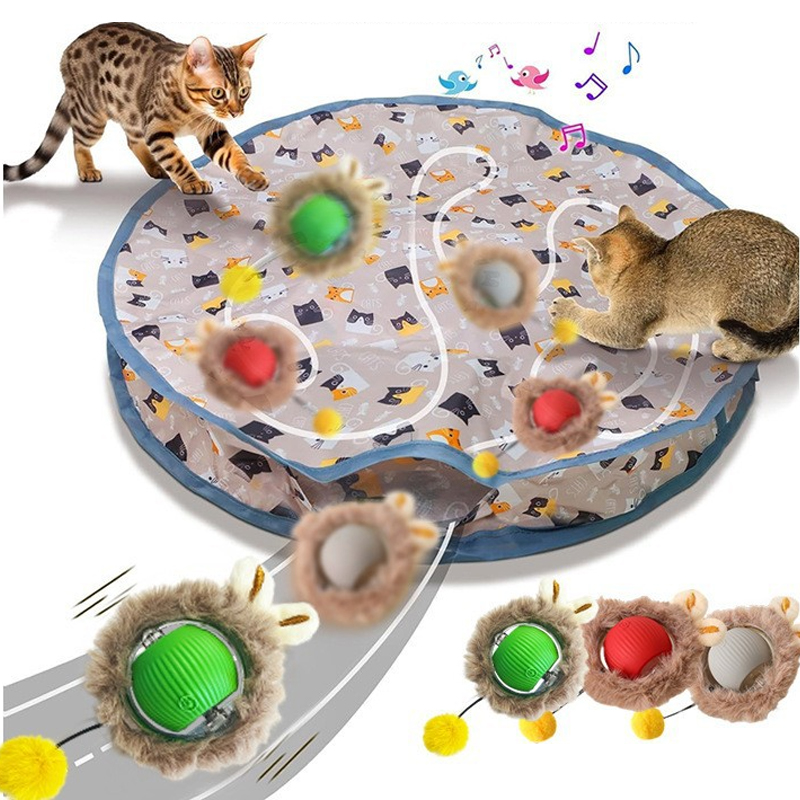 Catnip Toys - Juguetes interactivos inteligentes para gatos, pelota
