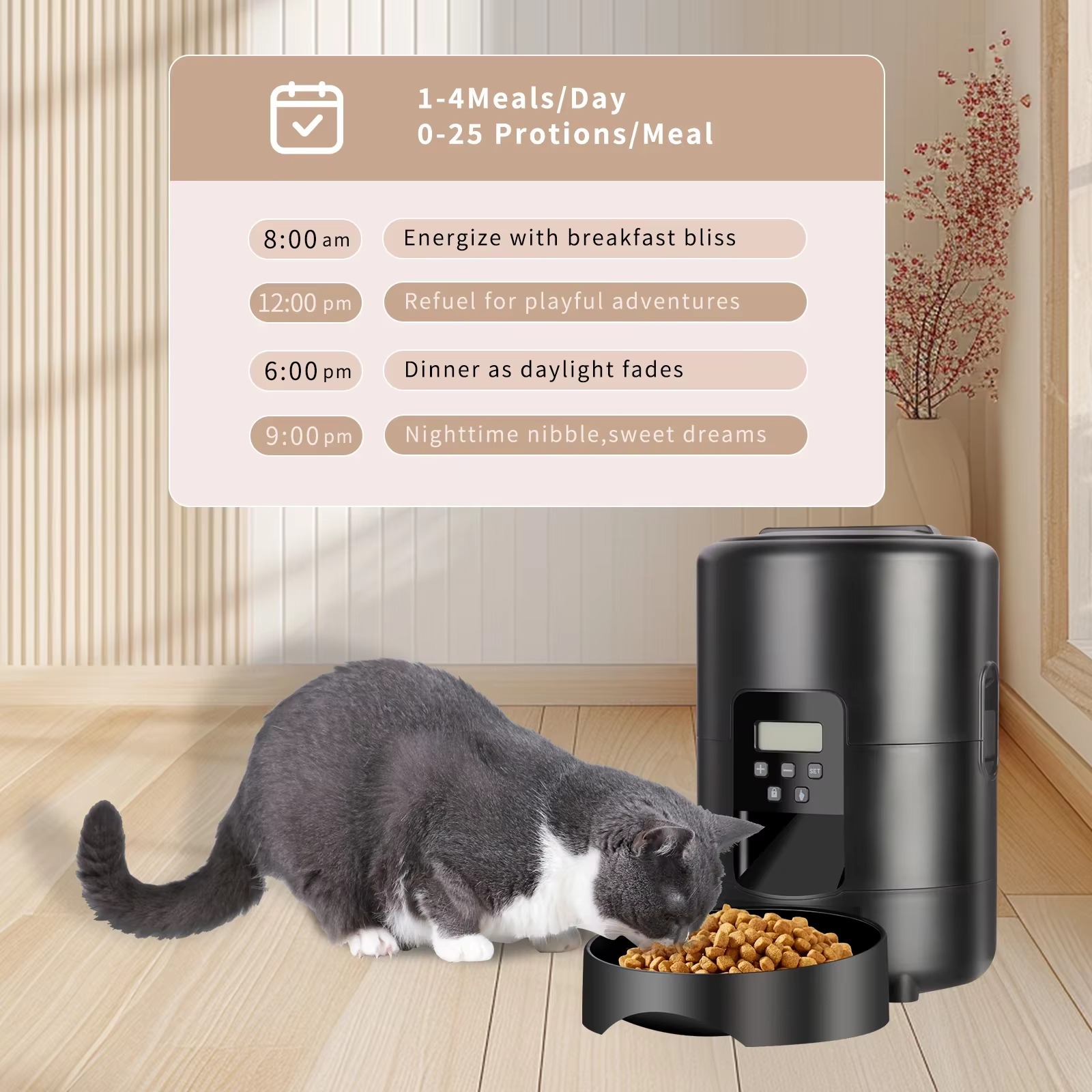 Comedero Automático para Masco - Automatic Pet Feeder reseña y precio