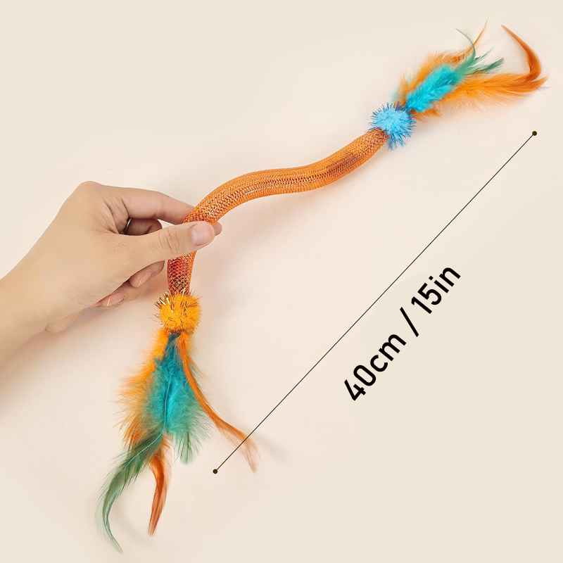Varita de plumas para gatos co - Catnip Toys reseña y precio