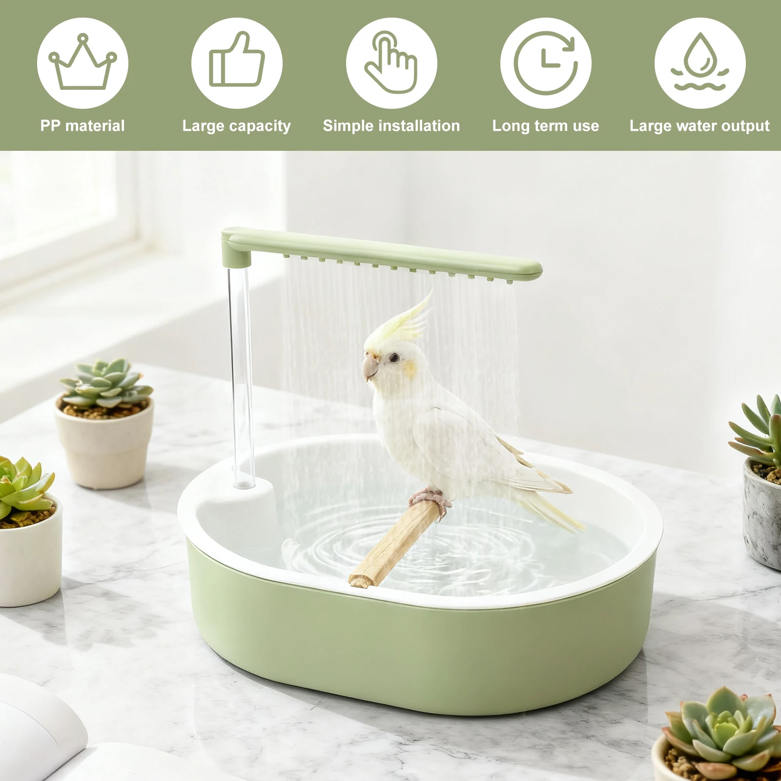 Bañera Automática para Aves, F - Pet Supplies Plus reseña y precio