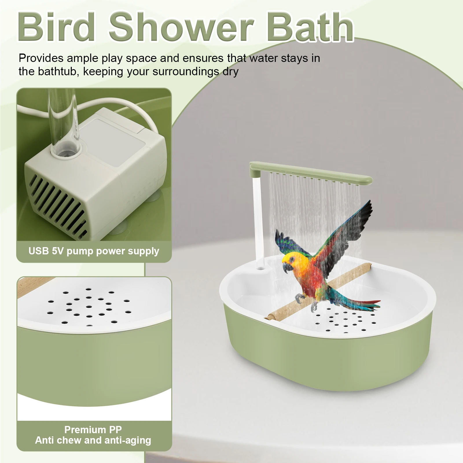Bañera Automática para Aves, F - Pet Supplies Plus reseña y precio