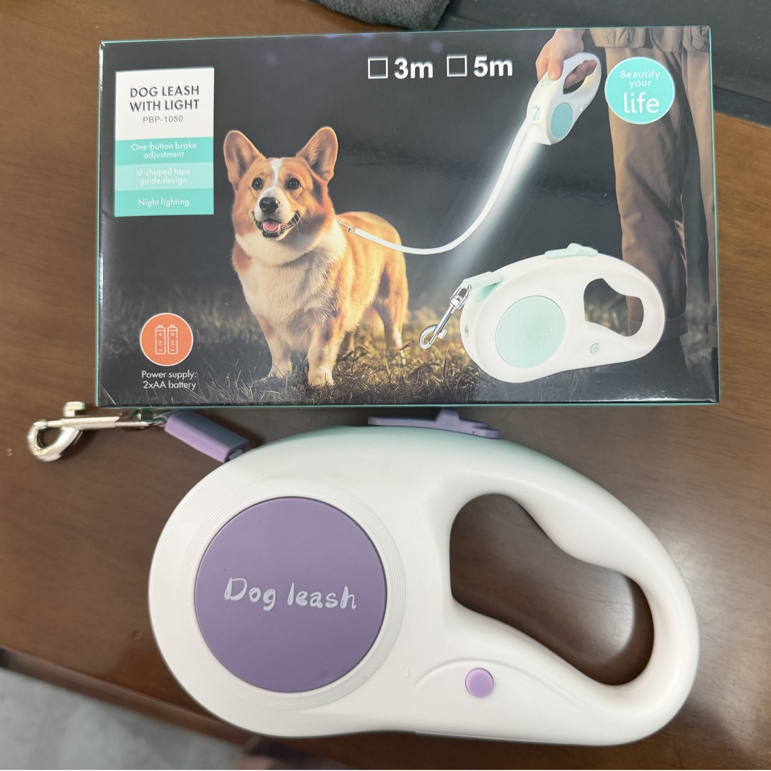 Correa retráctil para mascotas - Retractable Dog Leash reseña y precio