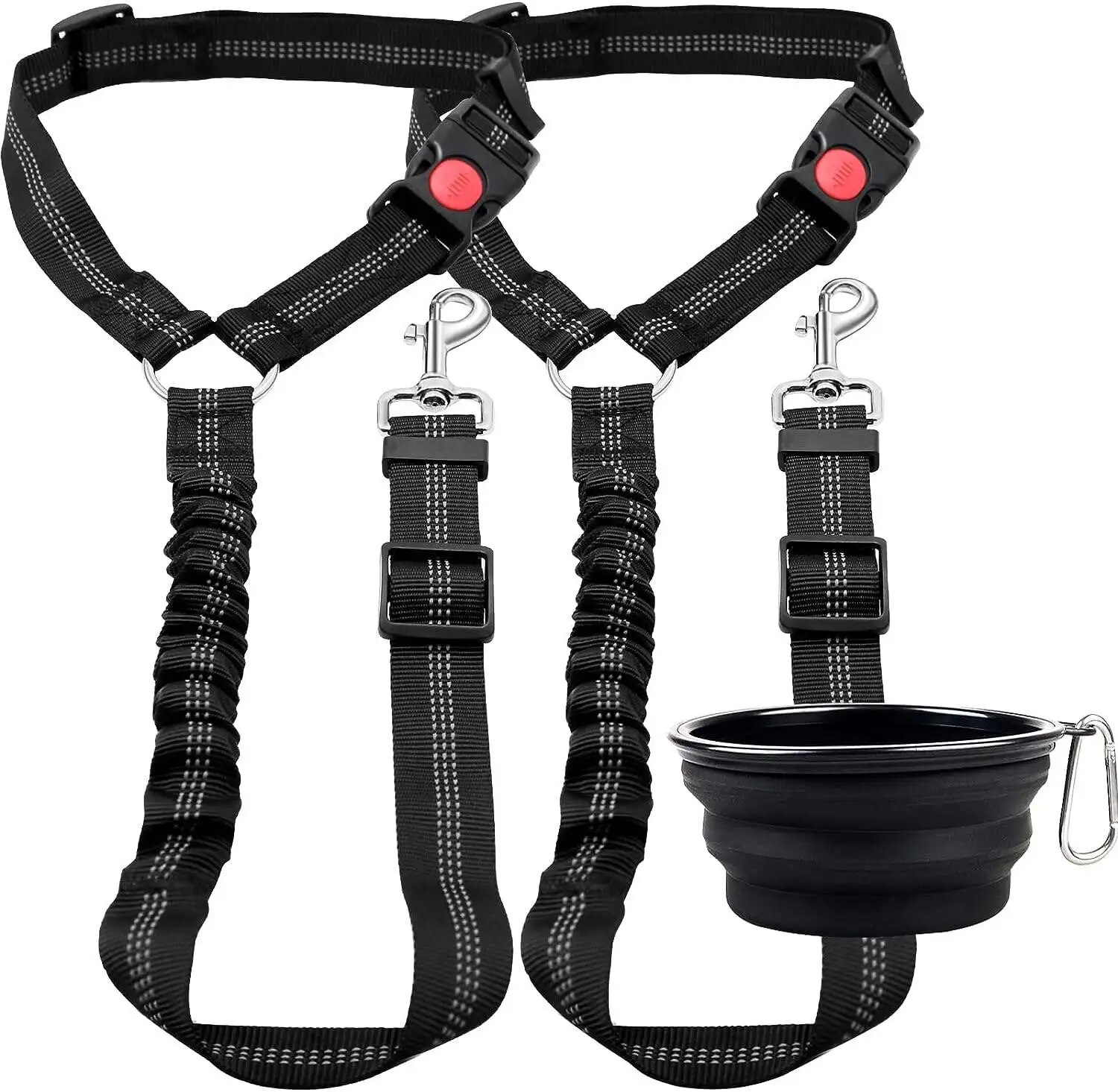 Cinturón de seguridad para per - Retractable Dog Leash reseña y precio