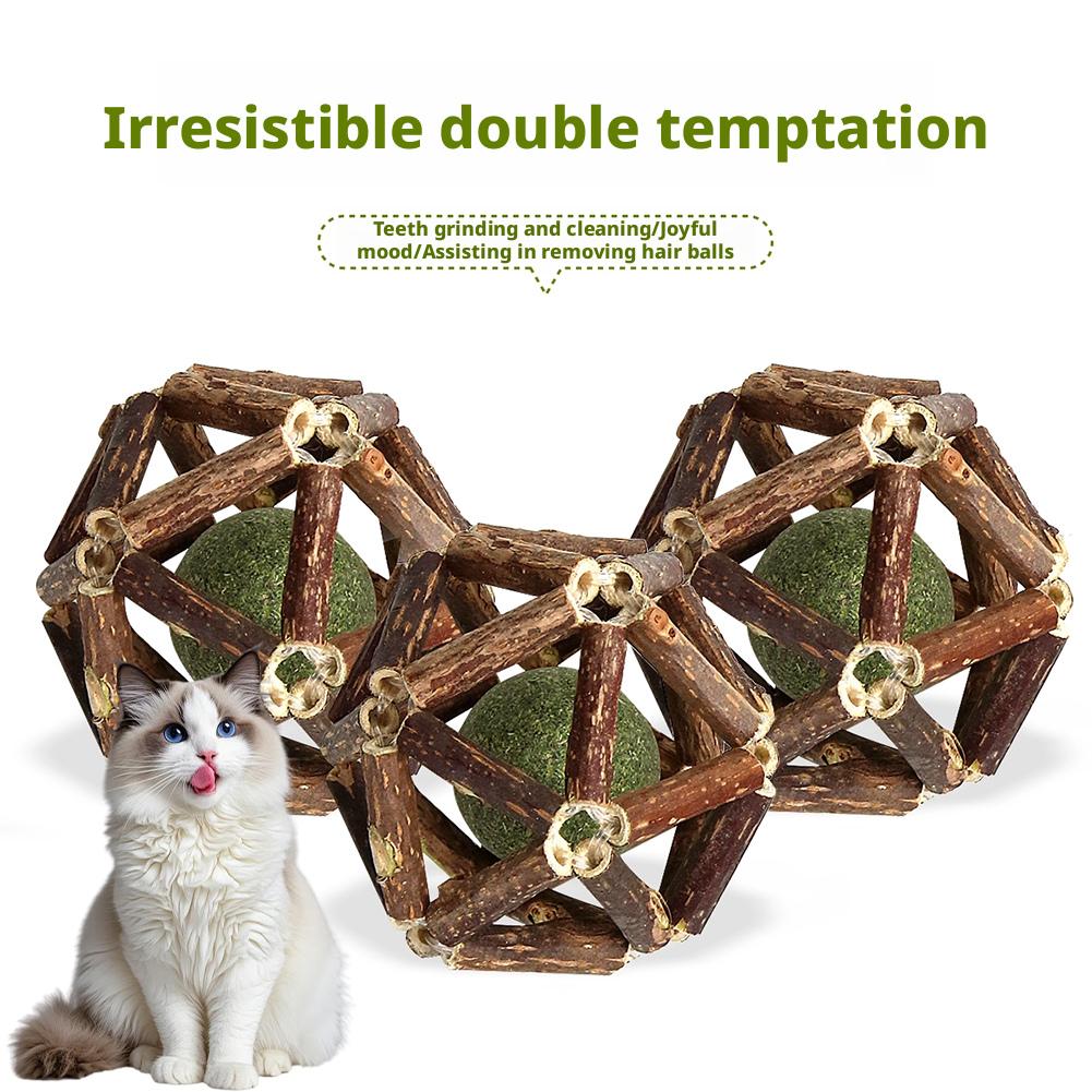Bola de hierba gatera para gat - Catnip Toys reseña y precio