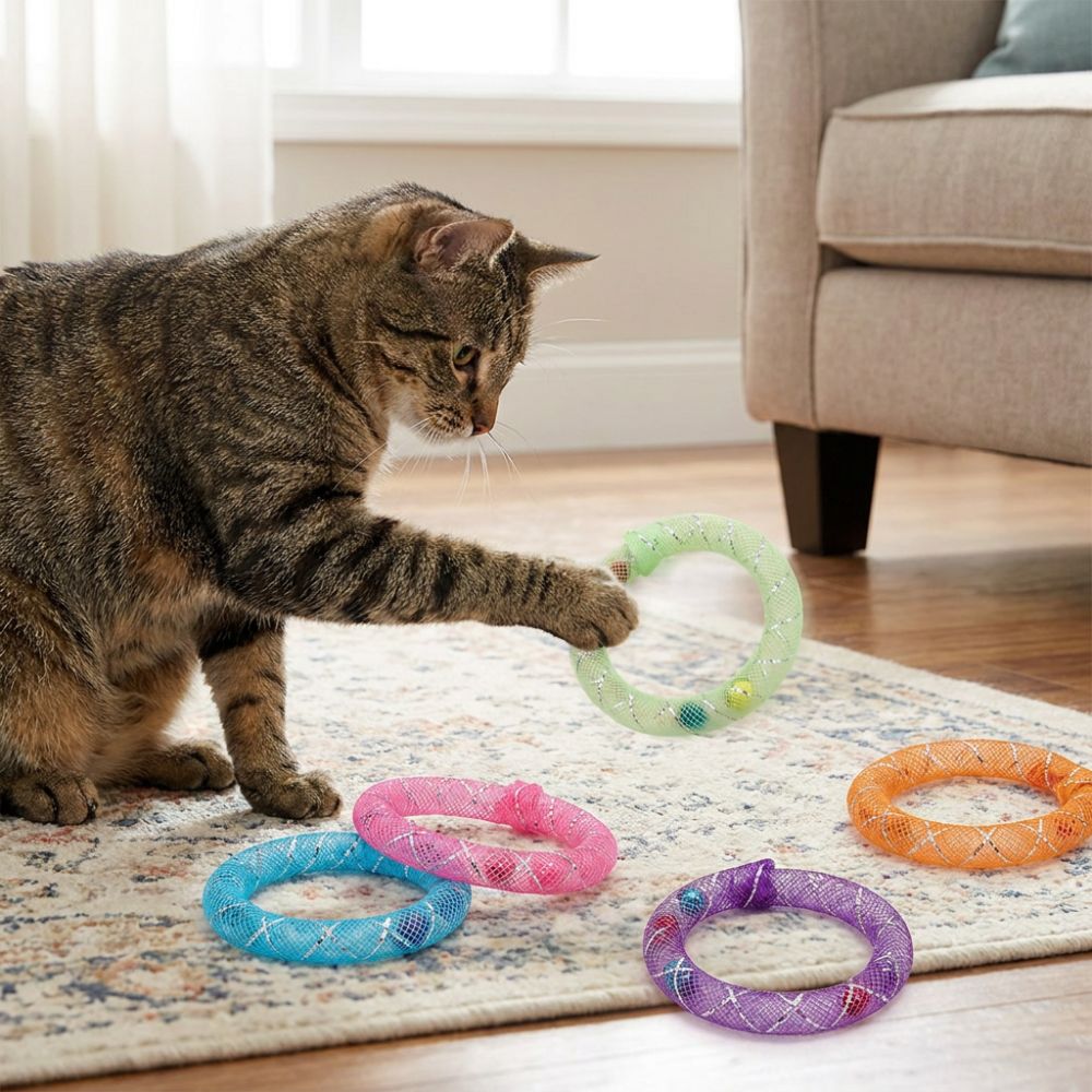 5 unidades de tubos de rejilla - Catnip Toys reseña y precio