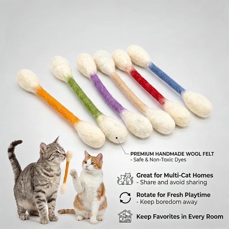 1/6 Piezas Juguete Interactivo - Catnip Toys reseña y precio