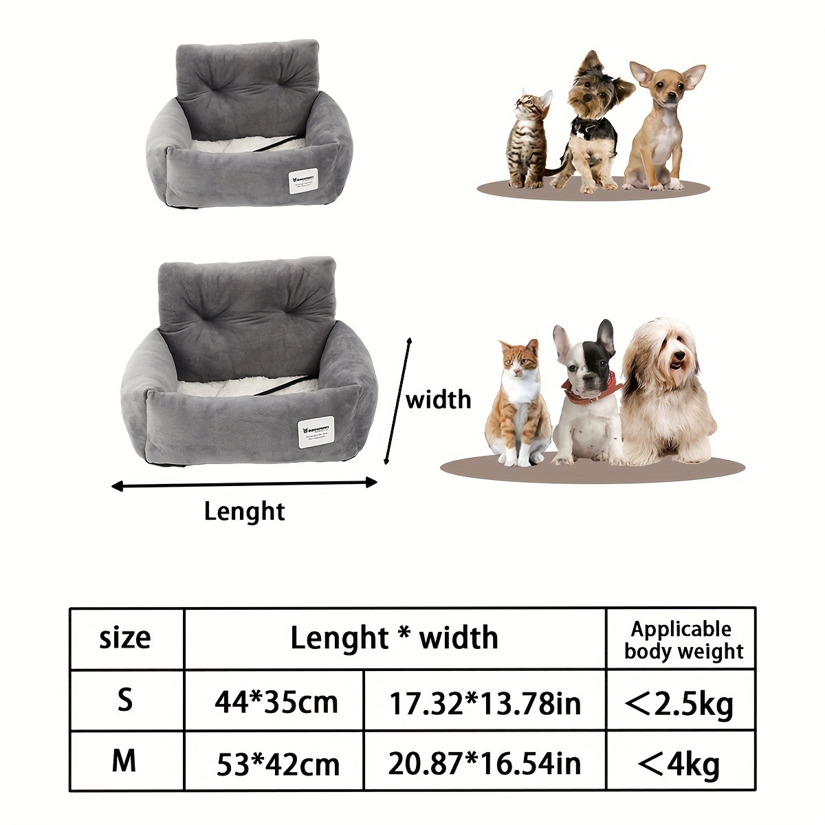 Cama para coche, sofá para per - Pet Supplies Plus reseña y precio