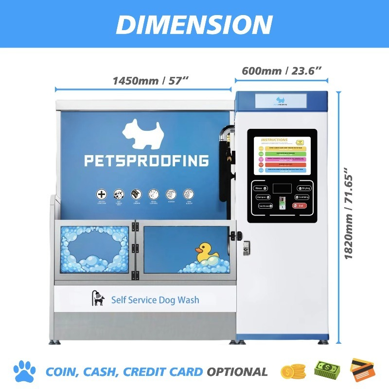 Estación automática de lavado  - Pet Supplies Wash Station reseña y precio